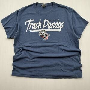 Adult MiLB Rocket City Trash Pandas T-Shirt, Large, 100% Cotton by Gildan